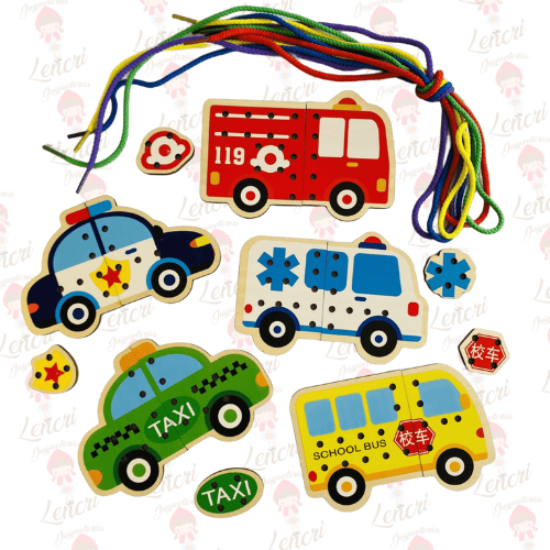 2 Figuras transporte para enhebrar - Imagen 1