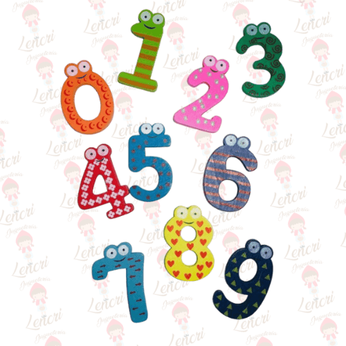 Copia de Colorful and Fun Toys Store Typography Logo (1) Números magnéticos - Imagen 1