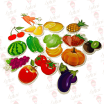 Frutas y verduras magnéticas