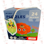 Rompecabezas frutas y verduras - Imagen 2