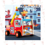 Carro de bomberos (con luz y sonido) - Imagen 2