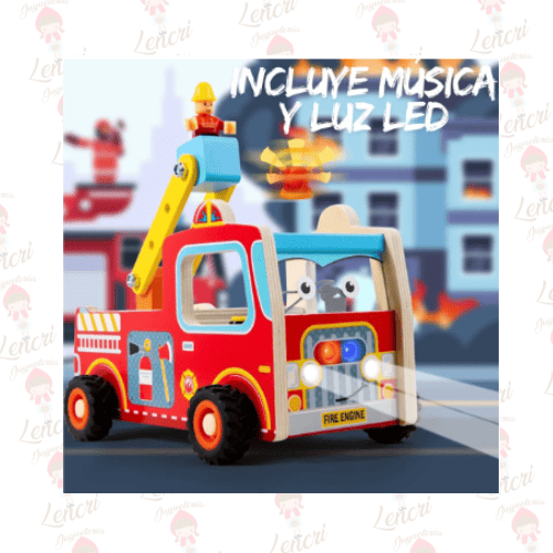 59 Carro de bomberos (con luz y sonido) - Imagen 2