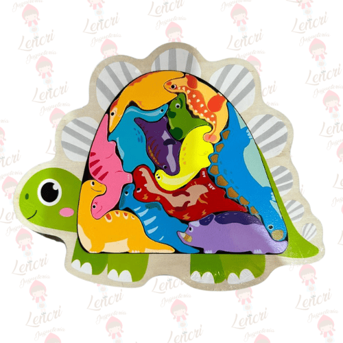 Copia de Copia de Copia de Colorful and Fun Toys Store Typography Logo (2) (1) Rompecabezas dinosaurios - Imagen 1