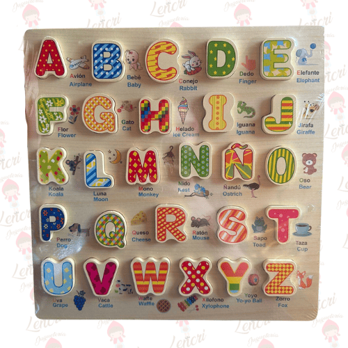 Copia de Copia de Copia de Copia de Copia de Colorful and Fun Toys Store Typography Logo Abecedario - Imagen 1