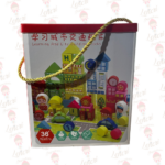 Balde bloques ciudad (62 pcs) - Imagen 4