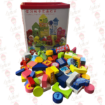 Balde bloques ciudad (62 pcs)