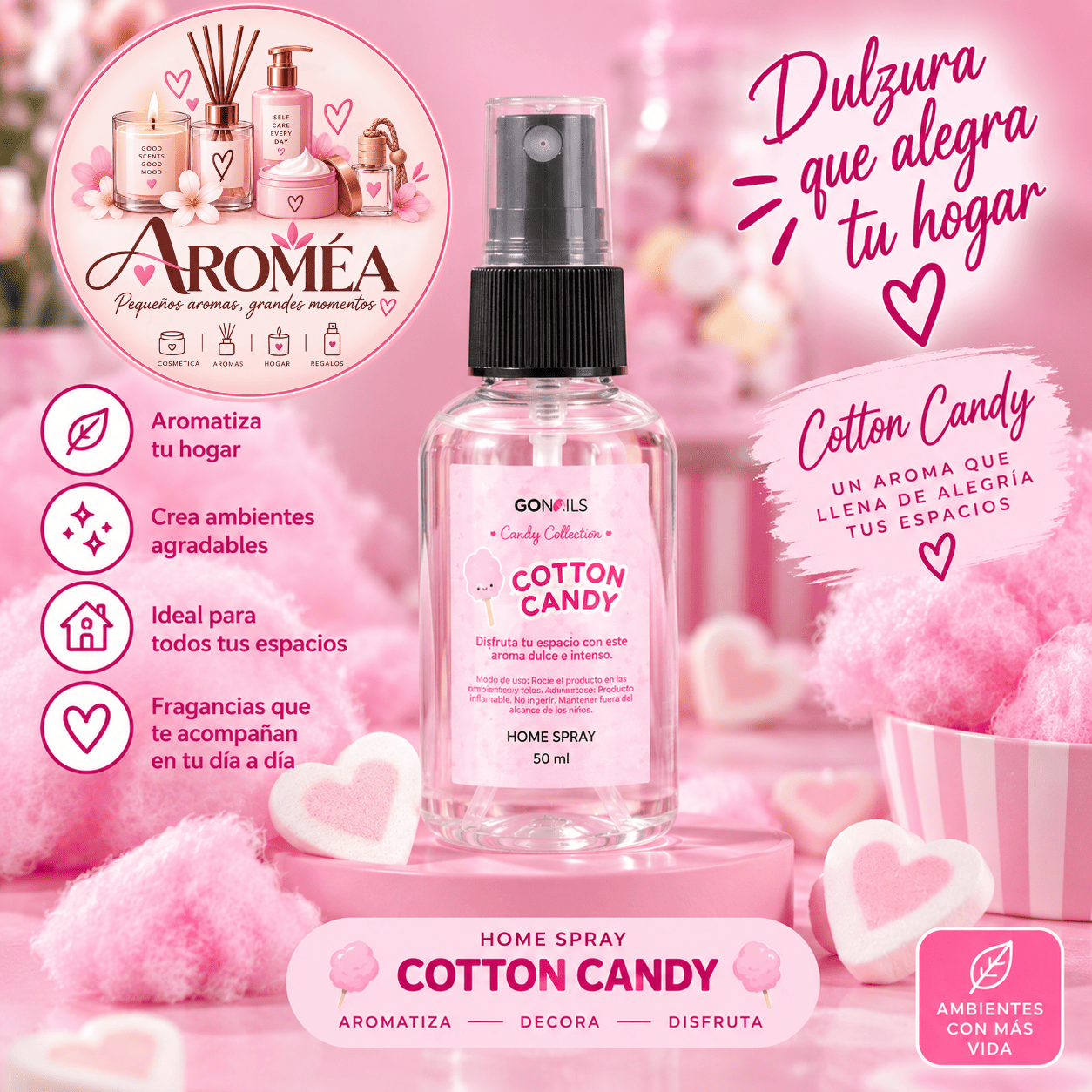 41 Home Spray - Cotton Candy (50 ml) - Imagen 1